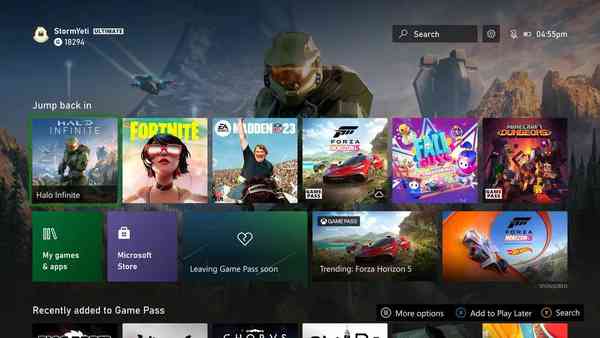 First look at the new Xbox interface  release in 2023, testing began in the fall