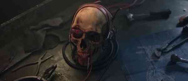 Технологичный череп в тизере нового убийцы в Dead by Daylight
