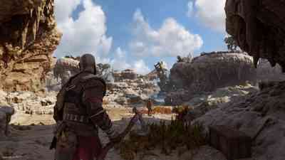 Кратос в разных мирах на новых скриншотах God of War Ragnarok и детальные рендеры главных героев