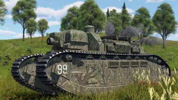War Thunder Sky Guardians trophy with with user-created camouflages