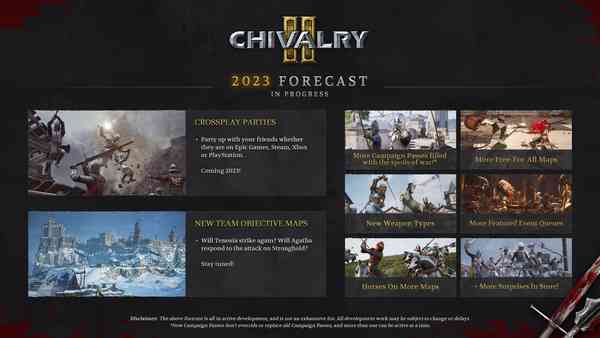 Дорожная карта Chivalry 2 на 2023 год!