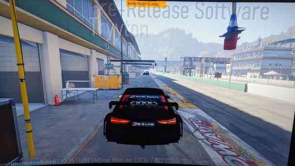 A screenshot from the Forza Motorsport test for Xbox Series X|S leaked to the network