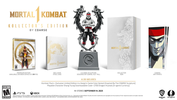 Появилось изображение коллекционного издания Mortal Kombat 1 с фигуркой Лю Кана