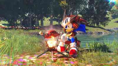 Разработчики Sonic Frontiers анонсировали бесплатный кроссовер с Monster Hunter