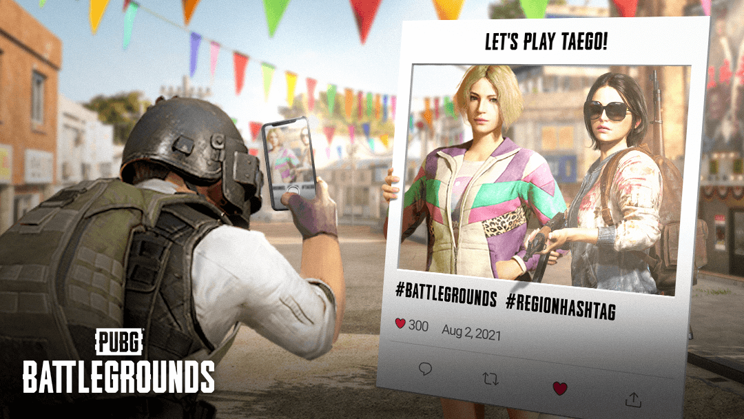 PUBG Let's Play Taego Hashtag Event