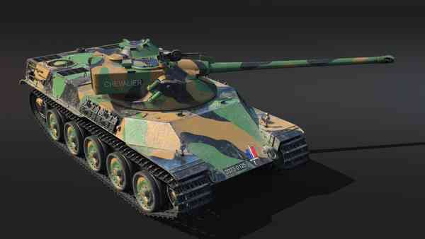 War Thunder Транспортные средства с боевым пропуском: AMX-50 (1950)
