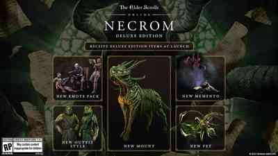 Анонсировано дополнение Necrom для The Elder Scrolls Online