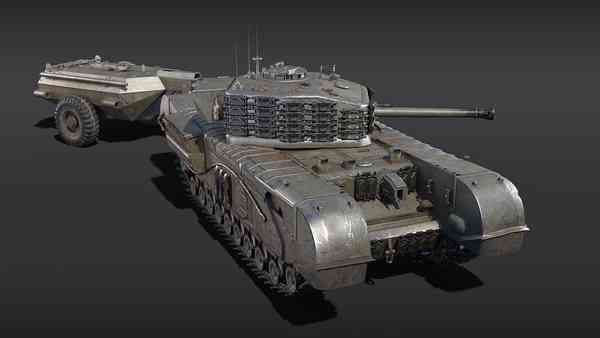 War Thunder Транспортные средства с боевым пропуском: Крокодил Черчилля