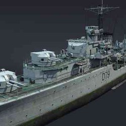 War Thunder: destroyer HMS Cadiz (D79)