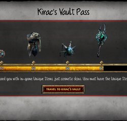 Path of Exile Reintroducing Kirac's Vault Pass