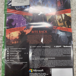 Microsoft предупреждает наклейкой об отсутствии 60 FPS на коробках с дисками Redfall для Xbox Series X