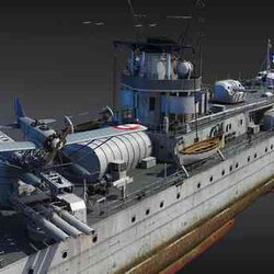 War Thunder Легкий крейсер "Эмиль Бертен": сбил и скрылся