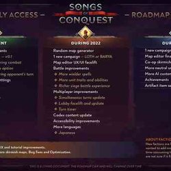 Songs of Conquest Раскрытие дорожной карты