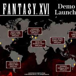 The demo version of Final Fantasy XVI for PlayStation 5 is released today