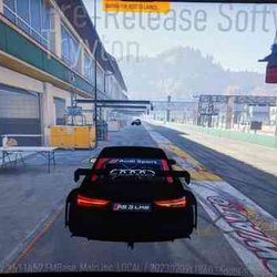 A screenshot from the Forza Motorsport test for Xbox Series X|S leaked to the network