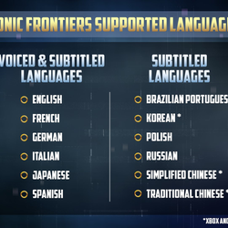 Sonic Frontiers will be translated into Russian, but only with subtitles